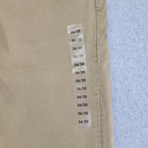 American Eagle Outfitters Pants Mens 36x30 Beige Flex Slim Khaki Chino Stretch - Picture 3 of 15